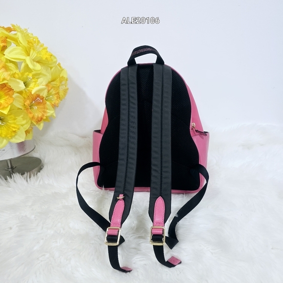 Coach Pink Women's Court Backpack With Ruching C4094 - Picture 3 of 17